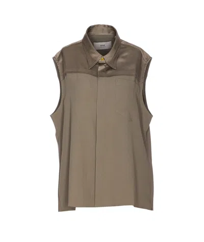 Ami Alexandre Mattiussi Ami Paris Shirts In Green