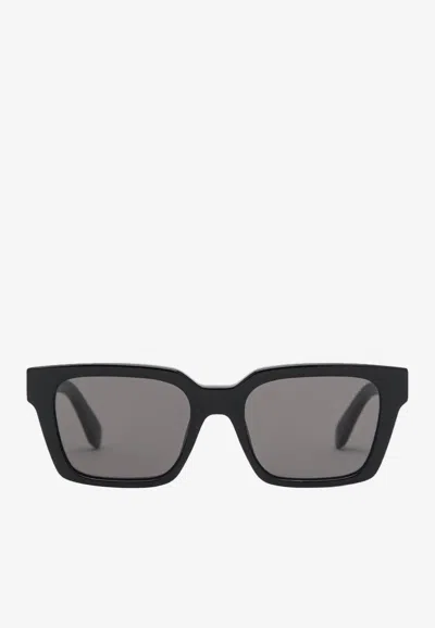 Off-white Black Silverstone Sunglasses In Gray