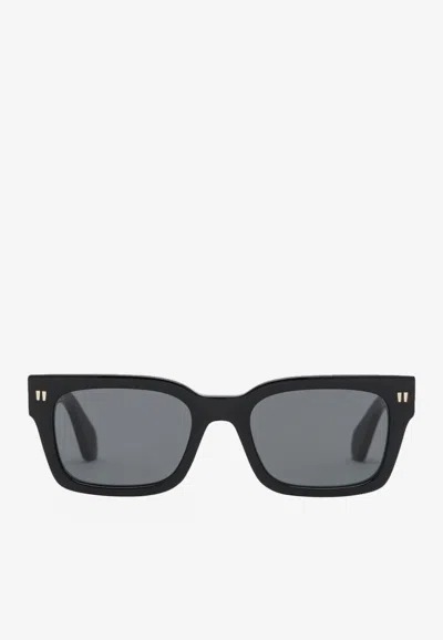 Off-white Black Midland Sunglasses In Gray