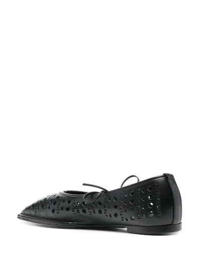 Alohas Sway Slit Ballet Flats In Black