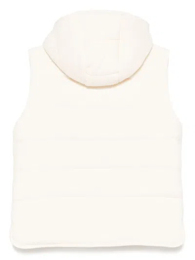 Eleventy Padded Gilet In Neutrals