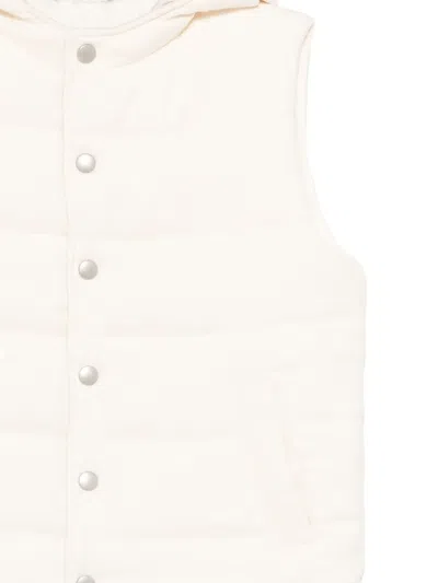 Eleventy Padded Gilet In Neutrals