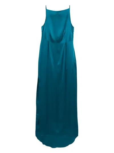Kiki De Montparnasse Soie Gown In Blue