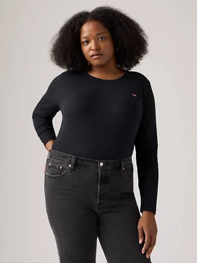 Levi's Hayes Long-sleeve T-shirt (plus Size) In Anthracite Night
