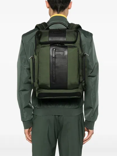 Piquadro 15,6" Laptop Backpack In Green