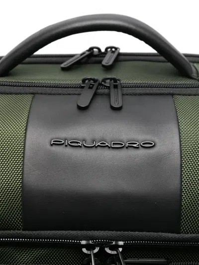 Piquadro 15,6" Laptop Backpack In Green