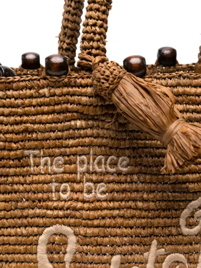 Mc2 Saint Barth Colette Tote Bag In Brown