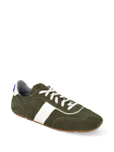 Blue Bird Shoes Suede Sneakers In Green