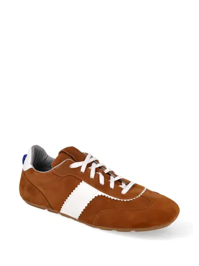 Blue Bird Shoes Suede Lace-up Sneakers In Brown