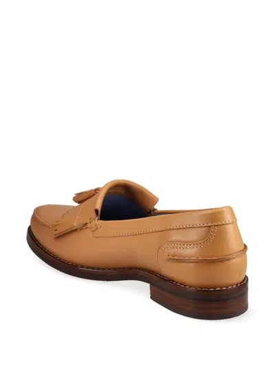 Blue Bird Shoes Fringed Loafers In Brown