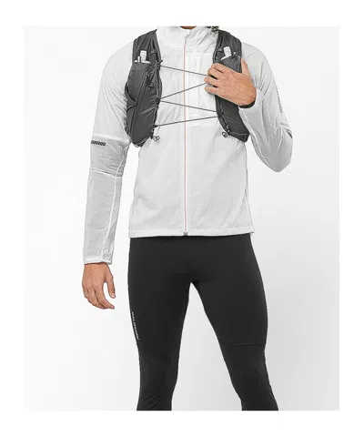 Salomon Adv Skin Cross Season 15 Unisex Running Vest In Bony / Alloy