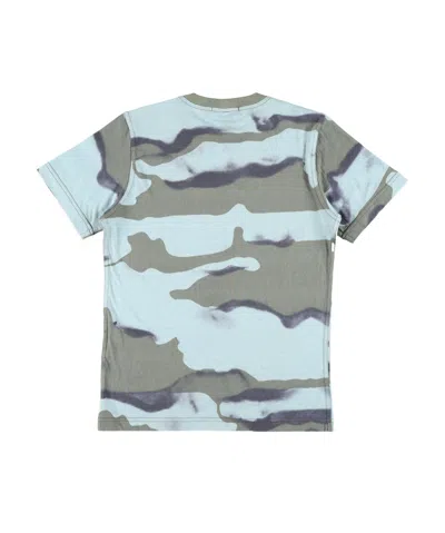 Stone Island Tee Camo In Sky Color