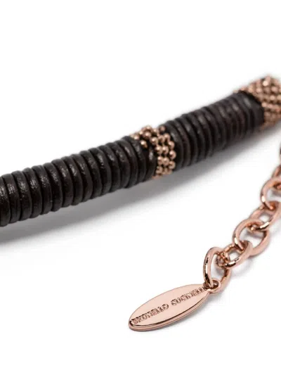 Brunello Cucinelli Monili-chain Bracelet In Black
