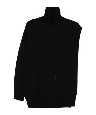 Alaïa Asymmetric Sweater In Black