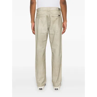 7 For All Mankind Denim Trousers With Belt Loops In Neutral