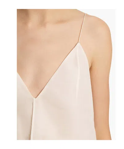 Khaite Talsie Silk Blend Camisole Top In White