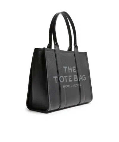 Marc Jacobs Lettering Shoulder Bag In Black