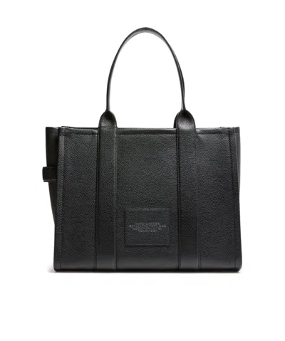 Marc Jacobs Lettering Shoulder Bag In Black