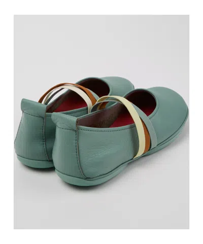 Camper Right Nina Ballerina Shoes In Green