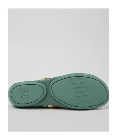 Camper Right Nina Ballerina Shoes In Green