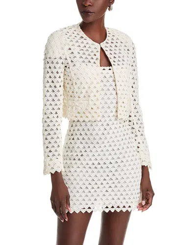 Loveshackfancy Alaya Jacket In Optic White