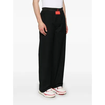 Vision Of Super Embroidered-flames Trousers In Black