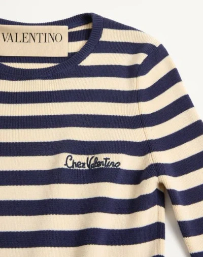 Valentino Maglia In Cotone In Black