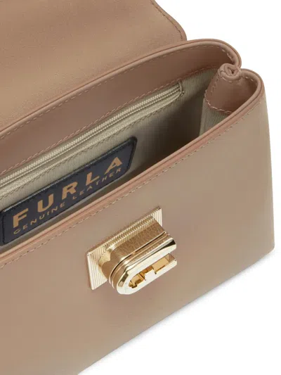 Furla 1927 Tote Bag In Stucco Gray