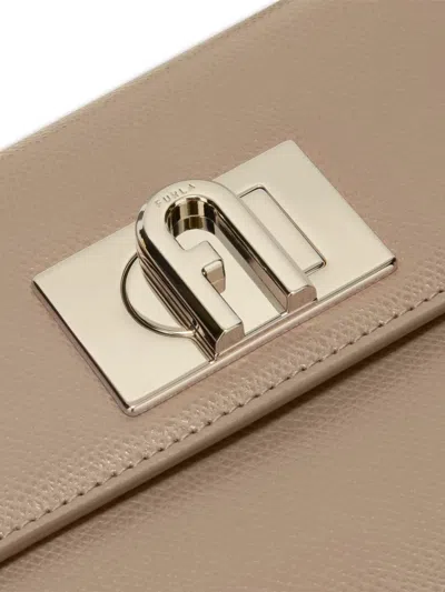 Furla 1927 Tote Bag In Stucco Gray