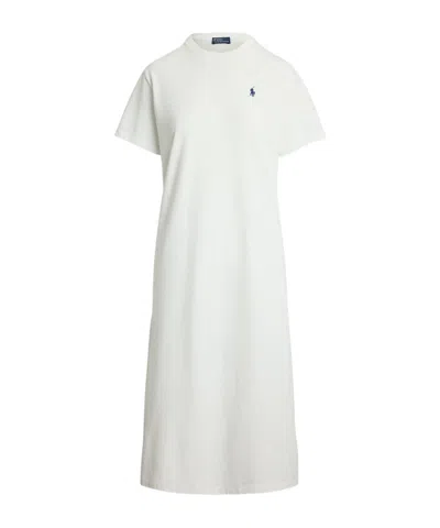 Polo Ralph Lauren Mesh Polo Dress In White