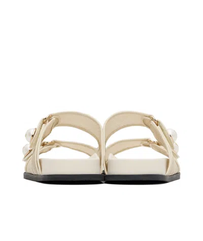 Jimmy Choo Fayence Leather Sandal In Gold