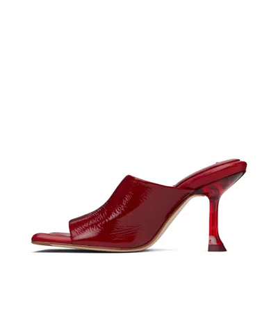 Miista Miri High Heel Sandals In Deep Red