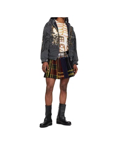Chopova Lowena Bulgarian Apron Mini Carabiner Skirt In Multi-color