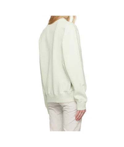 Mm6 Maison Margiela Numbers-print Sweatshirt In Green