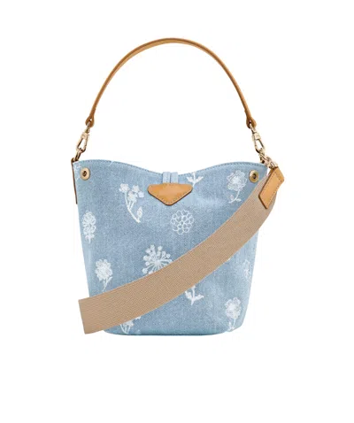 Longchamp Sac Seau Xs Le Roseau In Sky Blue
