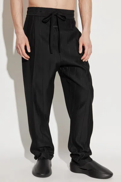 Fear Of God Drawstring Casual Pants In Black