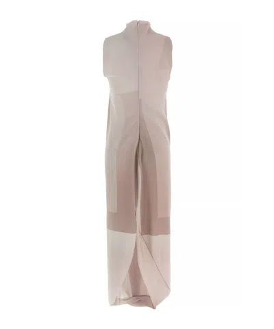 Jean Paul Gaultier Graphic-print Sleeveless Maxi Dress In Pink