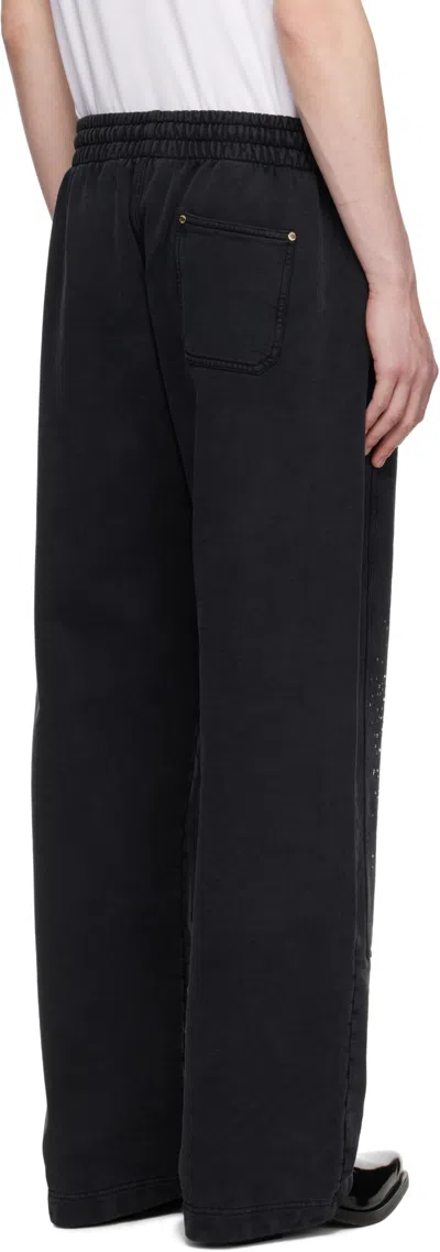 Casablanca La Premonition Hotfix Printed Workwear Jogger In Black