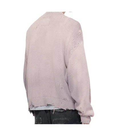 Miharayasuhiro Pink Car Jacquard Knit Cardigan In Pink