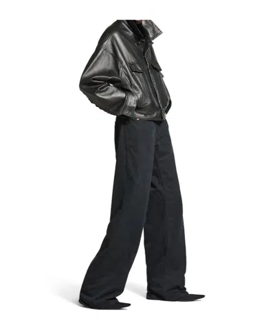 Balenciaga Women's Boxy Jacket In Black In Black