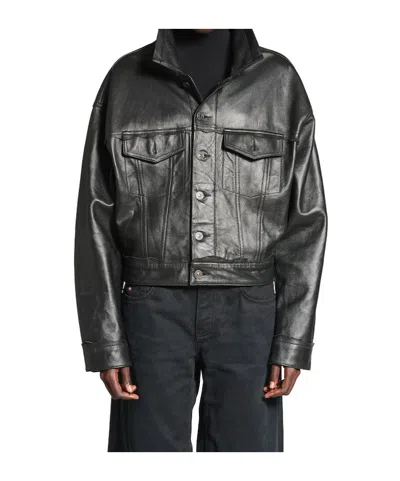 Balenciaga Women's Boxy Jacket In Black In Black