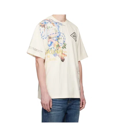 Wooyoungmi Off-white Graphic T-shirt In Ivory White