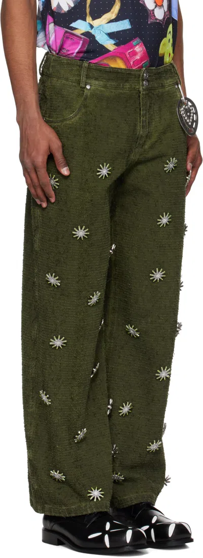 Chopova Lowena Poppet Jeans In Green