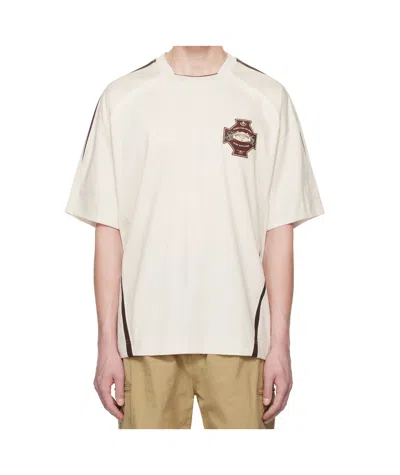 Wooyoungmi Beige Graphic T-shirt In White