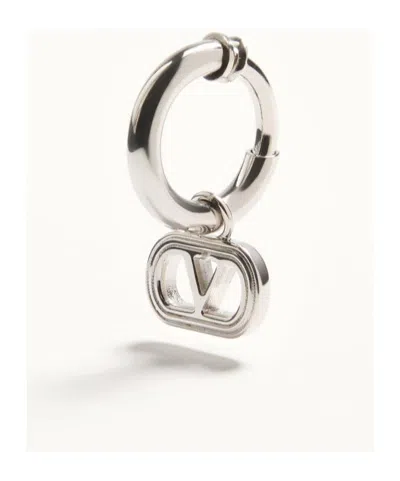 Valentino Garavani Single Earring In White