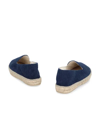 Manebi Canvas Espadrilles In Navy Blue