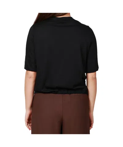 Seventy Pleated Detail Shirt In Black