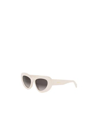Celine 3 Dots Cat Eye Sunglasses In Neutral