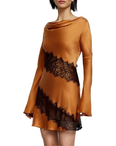Significant Other Helaina Mini Dress In Caramel