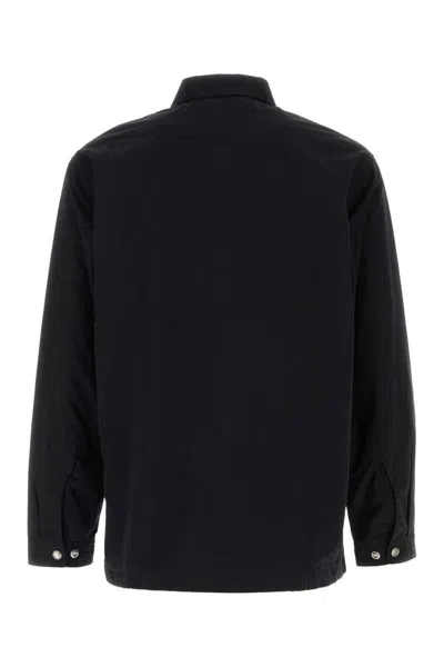 Carhartt Work In Progress Flint Corduroy Button-up Shirt In Black